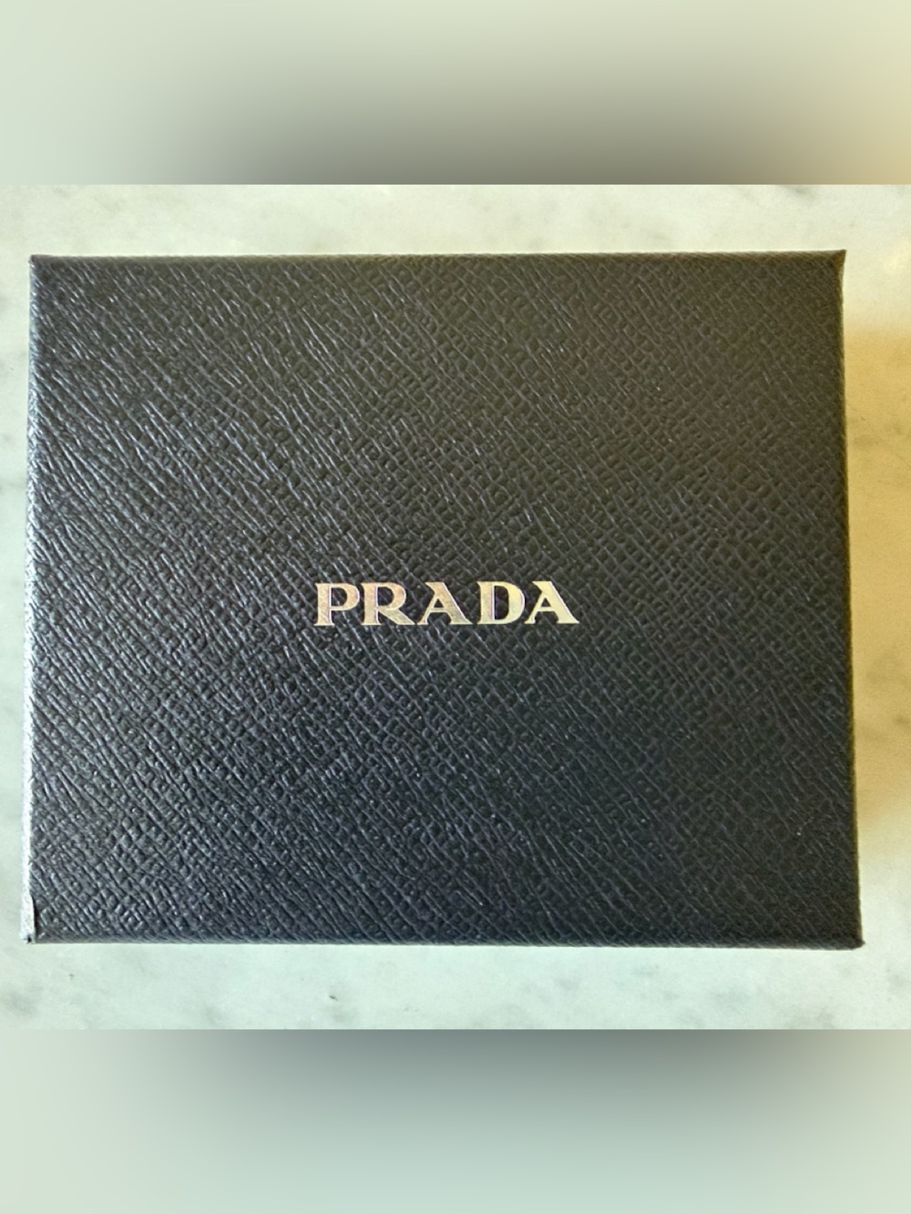 PRADA Black Card Holder/ Wallet Gift Box
